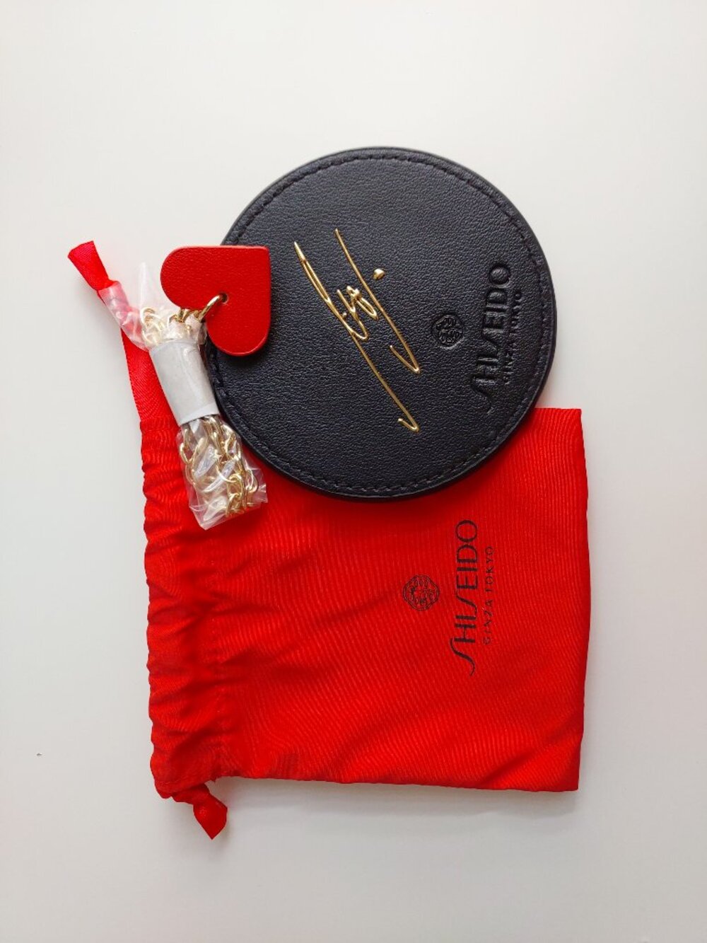 Shiseido x Lisa Blackpink Collab Keychain Mirror